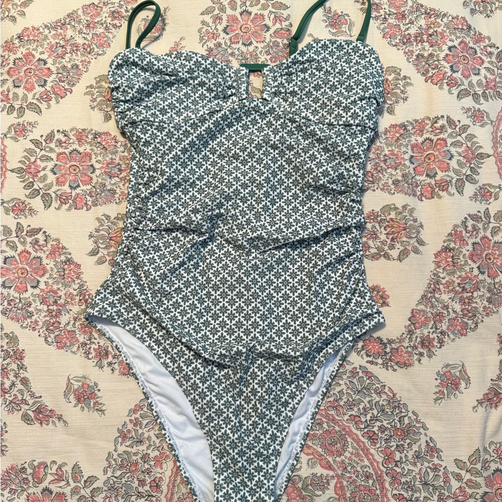 Cupshe Green Patterned One Piece Swimsuit